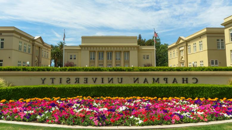 Chapman University sign