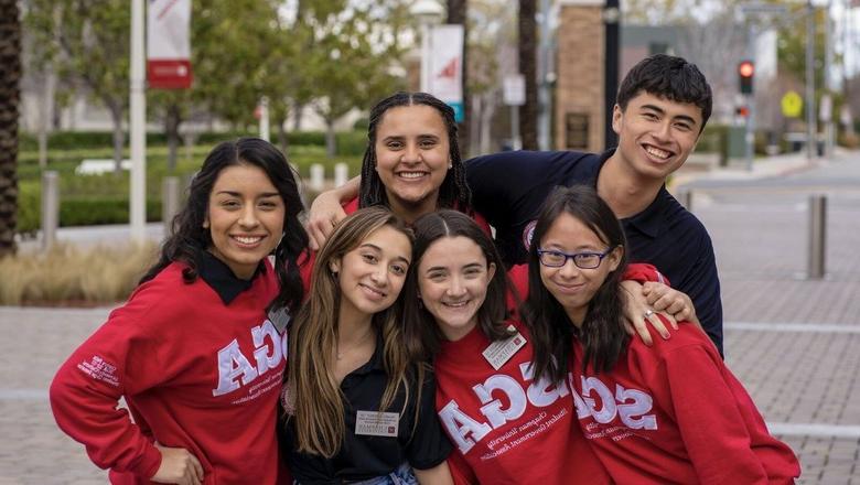 SGA Representatives at Schmid Gate